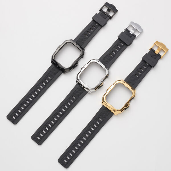 Luxurious Leather Hand Watch & Bangle Set - Elegant Timepiece & Fashion Accessory - Image 4