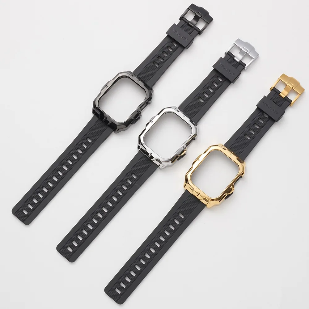 Luxurious Leather Hand Watch & Bangle Set - Elegant Timepiece & Fashion Accessory