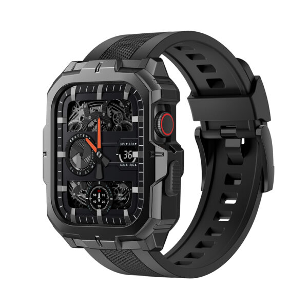 Luxurious Leather Hand Watch & Bangle Set - Elegant Timepiece & Fashion Accessory - Image 2