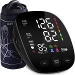 Automatic Upper Arm Blood Pressure Monitor - Large LED Display, 240 Memory, Dual User, 9"-21" Cuff