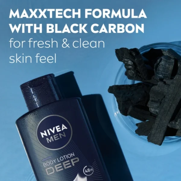 Nivea Men Deep Body Lotion - 400ml - Image 2