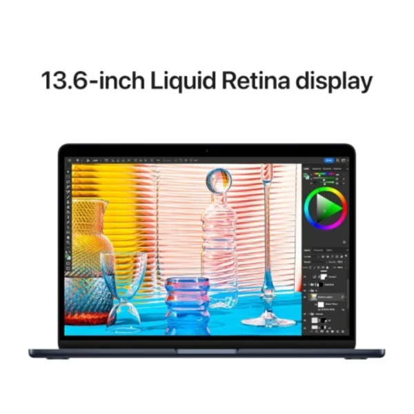 Apple MacBook Air M2 Chip 8-Core CPU/8-Core GPU 256GB SSD Midnight 13-inch - Ultimate Portable Laptop - Image 3