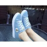 Women's High-Top Canvas Sneakers - Comfortable & Stylish Everyday Shoes - Image 3