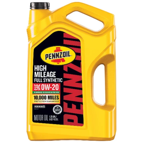 Pennzoil Platinum Full Synthetic Motor Oil 0W-20 - 5L - 10,000 Mile Protection