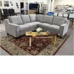 Costco Ellendale Fabric Sectional Sofa - Modern Living Room Comfort - Image 3