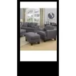 Luxury 6 Seater Living Room Sofa Set - Modern Upholstered Couch Collection - Image 2