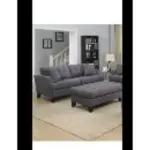 Luxury 6 Seater Living Room Sofa Set - Modern Upholstered Couch Collection - Image 3
