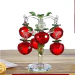Detachable Crystal Apple Tree Decor - Elegant Home & Office Ornament - Image 2