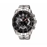 Casio Edifice Men's Stainless Steel Watch - Silver | Chronograph & Date Display