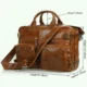 Top Quality Genuine Leather Laptop Bag Brown 2028910