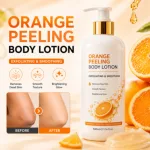Orange Peeling Lotion: Dead Skin Remover & Whitening Body Care for Smooth, Radiant Skin